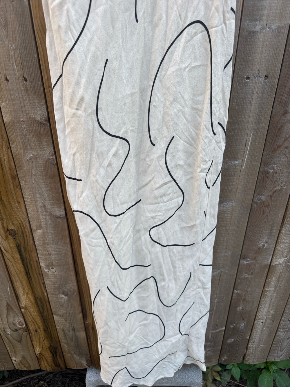DISSH Luna Slip Dress with Black Line Art - Picture 7 of 15